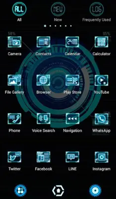 Cyber Interface Theme +HOME android App screenshot 1