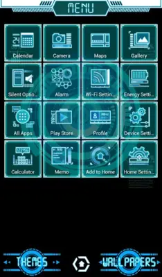 Cyber Interface Theme +HOME android App screenshot 2