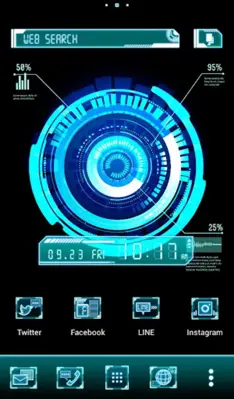 Cyber Interface Theme +HOME android App screenshot 3